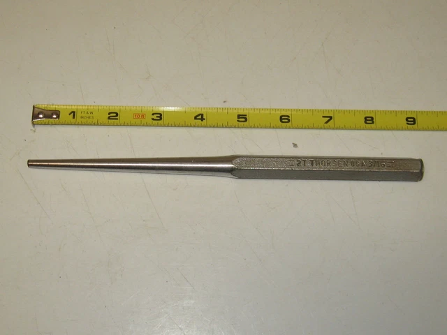 Punzón Largo, 3/16", Ee. Uu., Thorsen # 2T