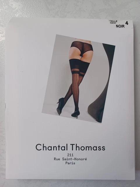 Bas Jarretelle Brodé Chantal Thomass - Couleur Noir - Taille 1 - En Polyamide/elasthanne - Neuf Avec étiquettes