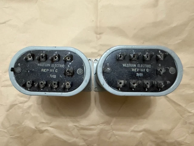 Western Electric REP 111C 2本 Western Electric 111C REP 2個 [23132] - ウエスタンラボ