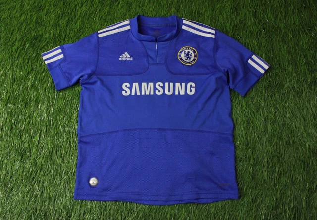 Chelsea London 2009/2010 Football Shirt Jersey Home Adidas Original Size Young M