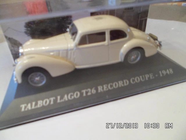 Miniature Talbot Lago T26 GS N°5 – Vainqueur Le Mans 1950, 1/43 IXO
