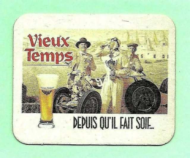 SOUS-BOCK Bière VIEUX TEMPS coaster beermat bierdeckel