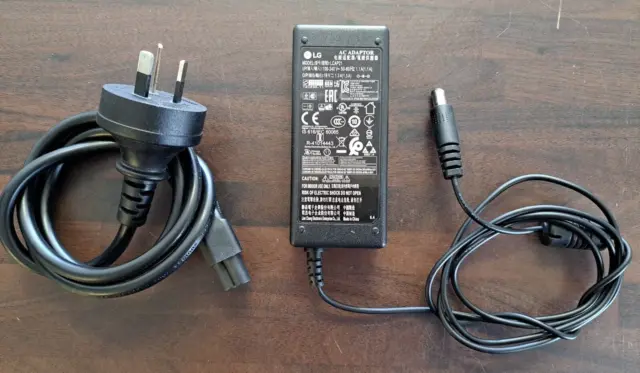 Genuine LG AC Adapter Power Supply LCAP21A 19V 1.7A For Monitor