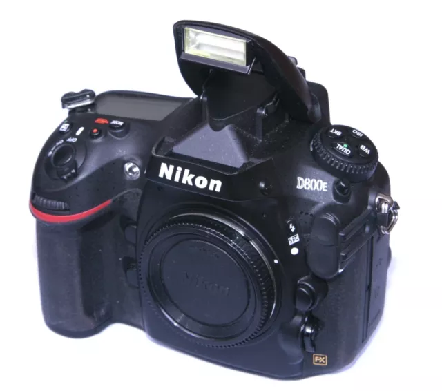 Nikon D800E 36.3 MP Digital Camera with Leather Half Case (Shutter count:6193)