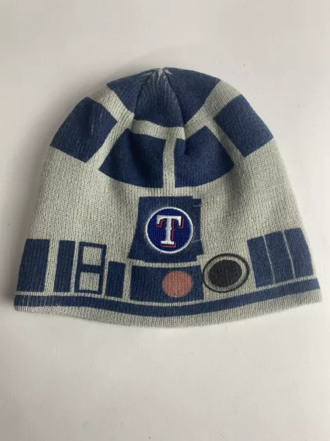 Texas Rangers Star Wars Beanie - R2 D2 Unisex - 2014 Chicken Express Promotion