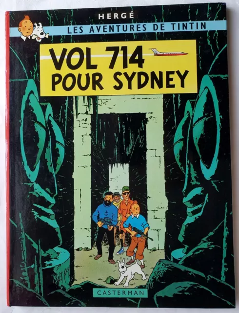 ALBUM TINTIN VOL 714 POUR SYDNEY EO 2 ème tirage B37 TBE- HERGE