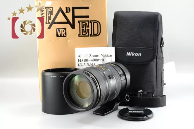 Near Mint!! Nikon AF NIKKOR 80-400mm f/4.5-5.6 D ED VR