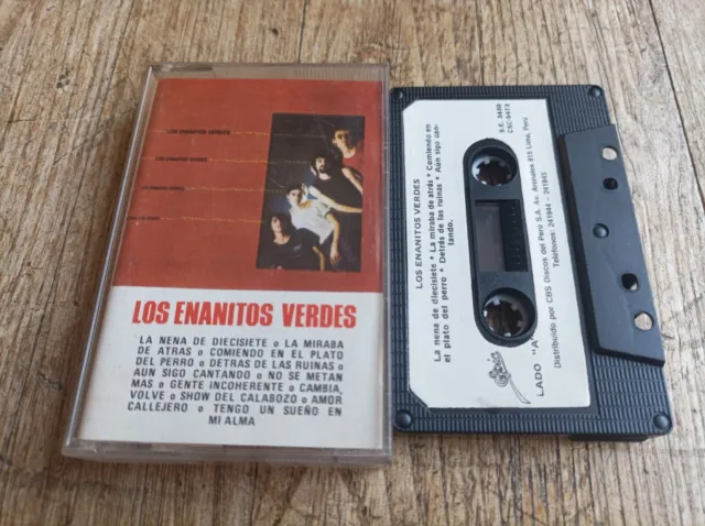 Los Enanitos Verdes - Los Enanitos Verdes Cassette Audio Tape Mc K7 Rare Peru
