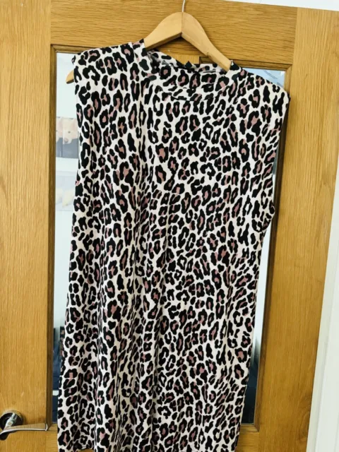 BNWT Sleeveless Animal Print Dress Size 14
