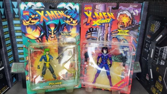 Toy Biz XMen XForce Domino & XMen Flashback Series Polaris