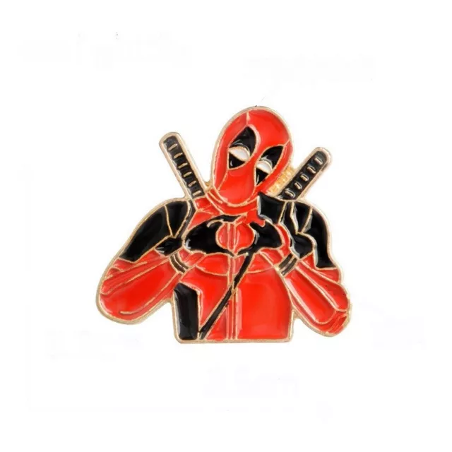 Marvel Broche Métal Emaillé Pin's Pins Badge Deadpool Idée Cadeau Petit Prix