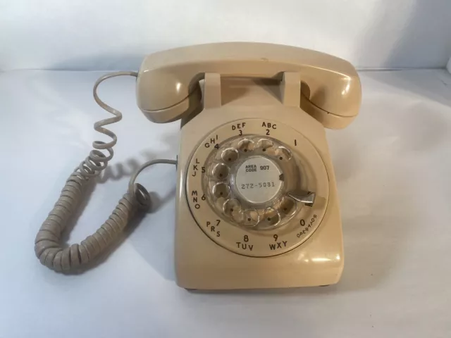 VTG ROTARY DIAL PHONE Bell System Western Electric Pacific Telephone *UNTESTED!