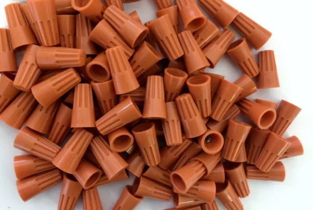 (500 pc) Orange Screw-On Wire Connectors P3 Small Barrel lot UL Listed 22-14