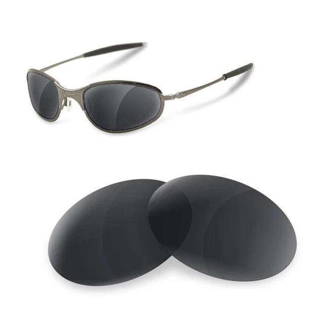 Lenti polarizzate di ricambio newpolar per oakley A wire black iridium
