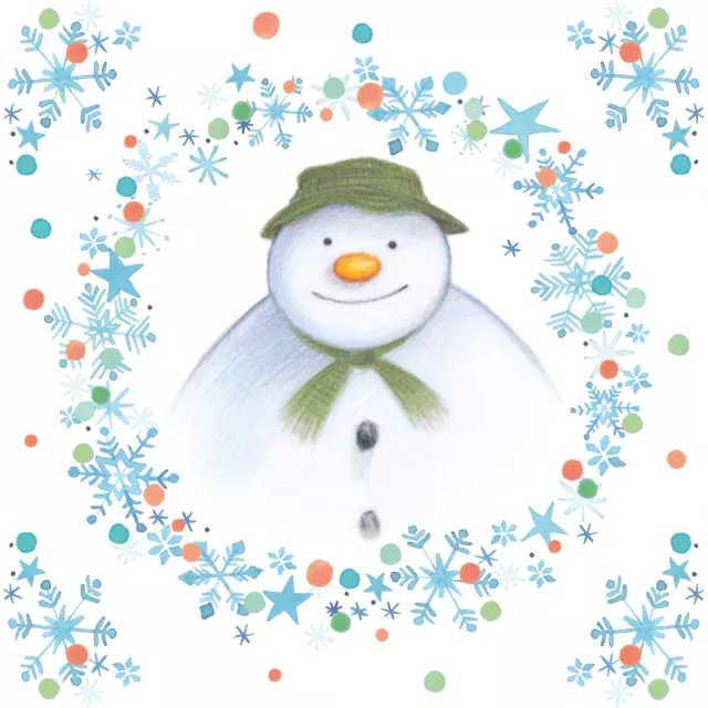 The Snowman Playful Snowman Christmas Party Lunch Napkins x 20