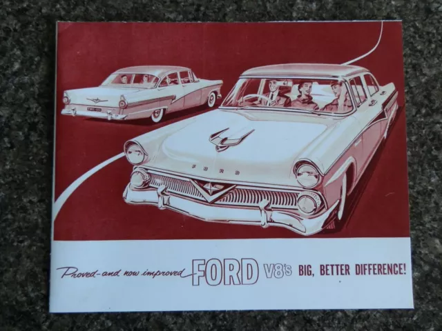 1958 Ford Customline  Brochure ''Rare Rhd Aust"