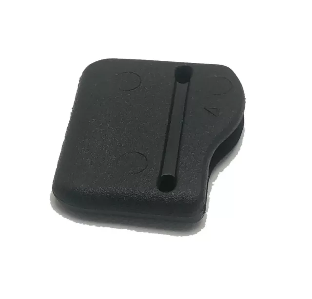 Paquete De 4 Duraflex Negro 25mm/2.5cm Elastómero Punta Extremo - Coser Correas