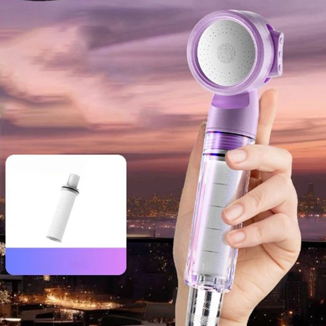 HOPOPRO Pomme De Douche Haute Pression Avec 7 Réglages De Pulvérisation - Pommeau De Douche Amovible - Pulvérisateur Intégré Pour Nettoyer Les Coins, La Baignoire Et Les Animaux Domestiques, Tuyau