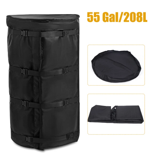 55 GALLON HEATER Propane Storage Tank Cover Barrel Heater Drum Thermal