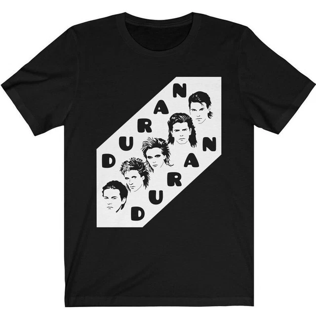 T-shirt Concert Duran Duran 1982 - Neuf - 100% Coton - Taille Multiple