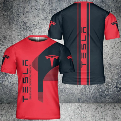 Hot Best Gift  Tesla Top Men's T-Shirt 3D US Full Size S to 5XL FreeShipping