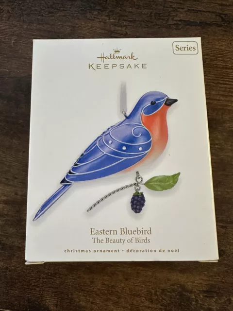 "Eastern Bluebird - The Beauty of Birds" Hallmark Ornament