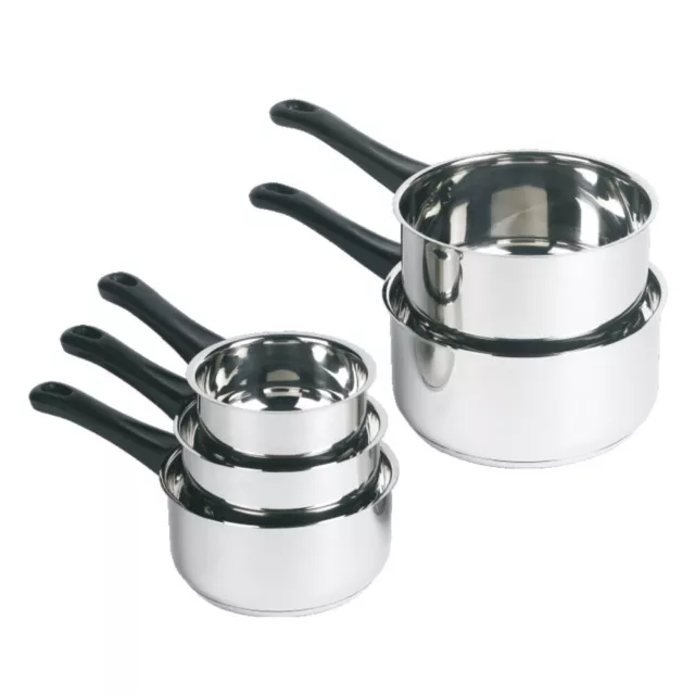 Série de 5 casseroles 12 - 20 cm inox