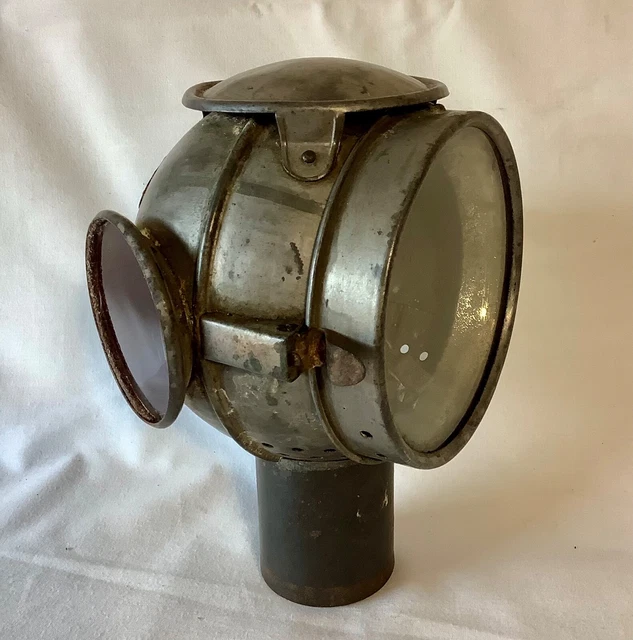 Phare FMC à Acétylène Pour Vélo Ancien - Circa 1900, Bon état