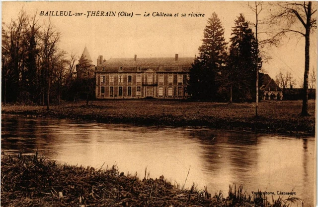 CPA BAILLEUL-sur-THERAIN Le Chateau et sa riviere (376828)