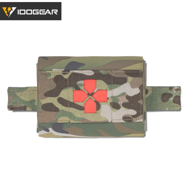 Poche Médicale Tactique IDOGEAR Pour Ceinture MOLLE - Kit Traumatologie, Taille Compacte