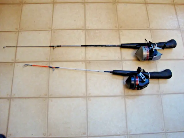 Vintage Ice Fishing Rod Pole FOR SALE! - PicClick