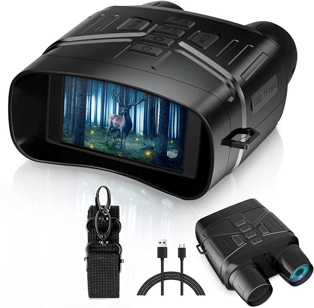 4K Night Vision Binocular 3" Screen 5X Digital Zoom Infrared Night Vision Device