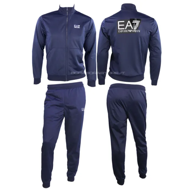 Emporio Armani EA7 Tracksuit pants Sweatshirt Man 3DPV76 PJHEZ 1554 Blue