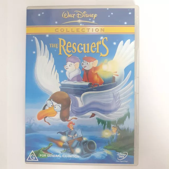 The Rescuers DVD Region 4 PAL Free Postage