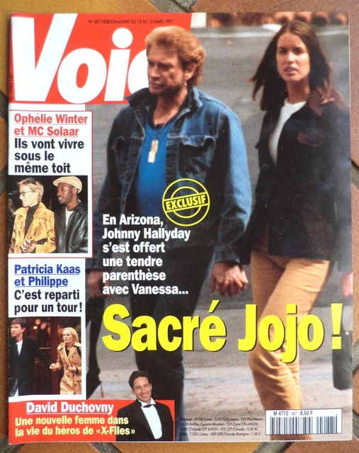 MAGAZINE VOICI N° 487 (10 mars 1997) Johnny HALLYDAY Winter MC Solaar ...