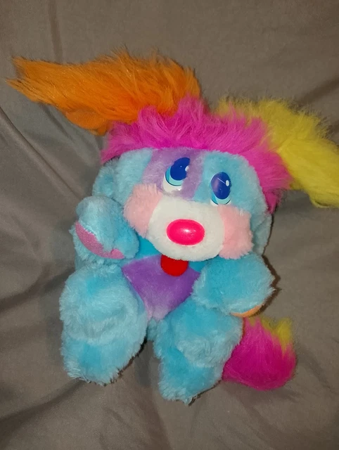 Peluche Popples Perroquet, Série Z'animaux, Mattel, Vintage Et Rare, état D'occasion