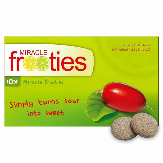 Miracle Frooties Classic Miracle Berry  10 Tablets per Box Natural Non-GMO