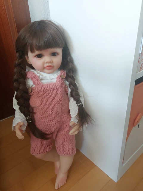 Babypuppe/Künstlerpuppe Neu  Vollvinyl, anatomisch korrekt Mädchen