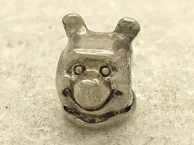 Genuine Chamilia Sterling Silver Disney Winnie The Pooh Head Charm Bead 3.4g