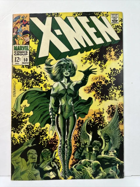 The X-Men #50 2nd Polaris Appearance Jim Steranko Cover 1968 Marvel FN 6.0