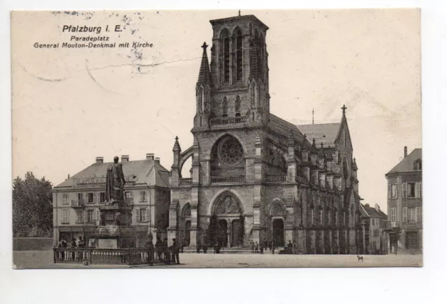 PHALSBOURG Pfalsburg Moselle CPA 57 . église place