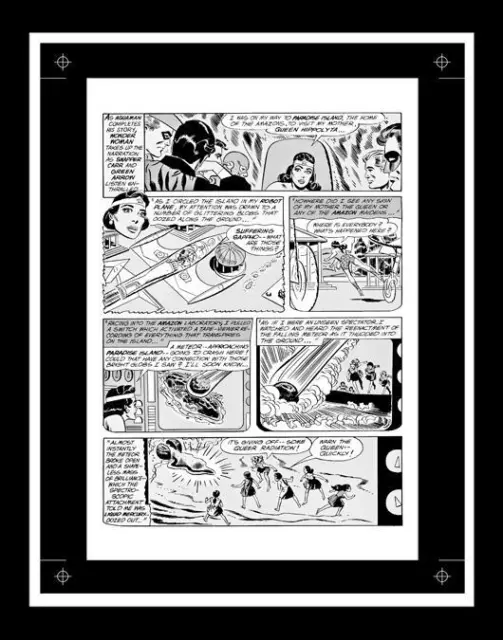 Mike Sekowsky JLA #9 Rare Production Art Pg 12 Monotone