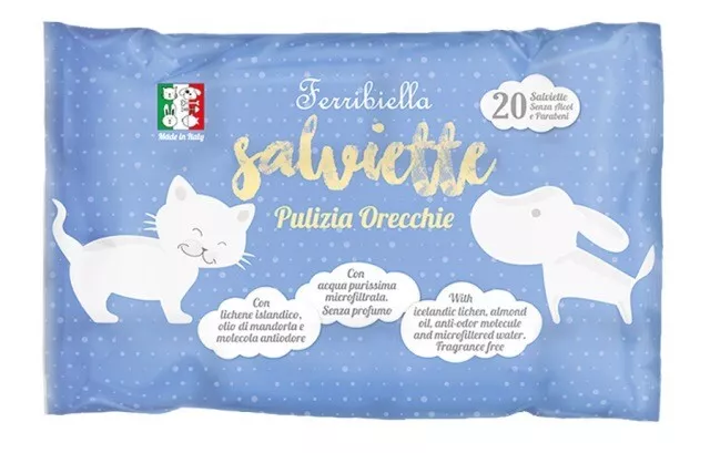 Salviette Pulizie Orecchie 20 Pz Ferribiella