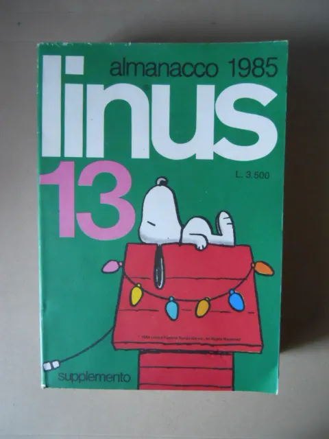 LINUS ALMANACCO Anno 1985 rivista fumetti  [H024]