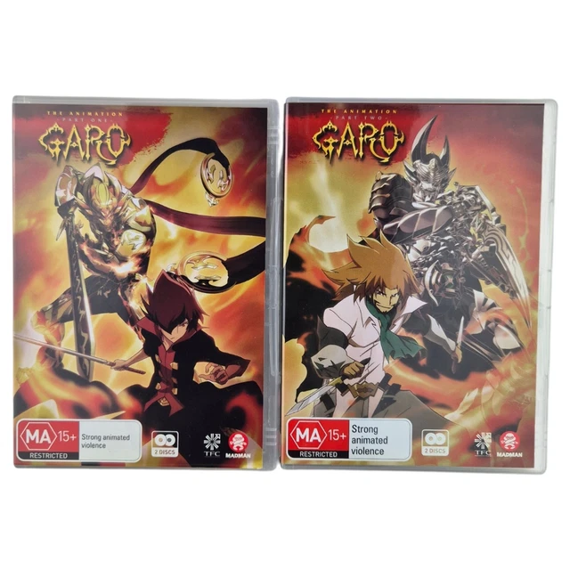 GARO THE ANIMATION - Complete Series Part 1 & 2 - DVD - Region 4 - VGC ...