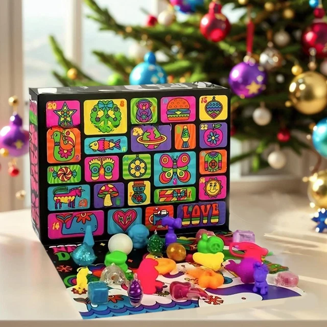 24 DAYS NEE Doh Advent NeeDoh 2025 Christmas Countdown Calendar £23.49 ...