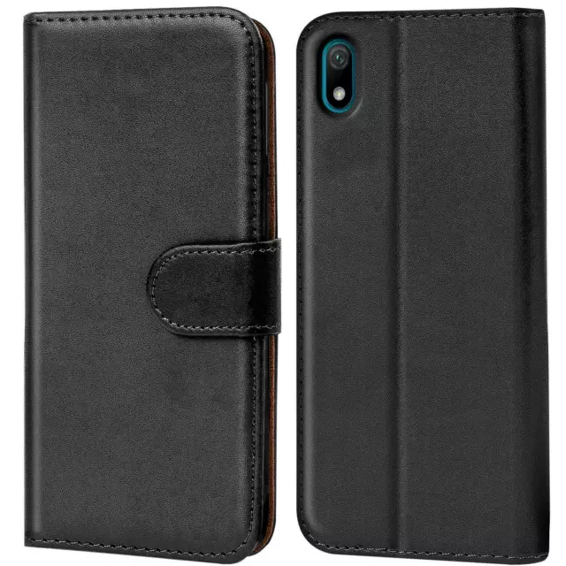 Schutz Hülle Für Huawei Y5 2019 Handy Klapp Schutz Tasche Book Slim Flip Case