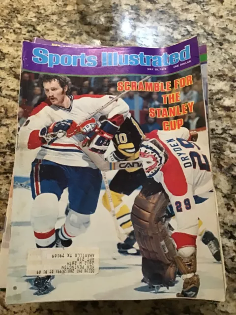 May 29 1978 Larry Robinson Montreal Canadiens Hockey Sports Illustrated Bent OLD