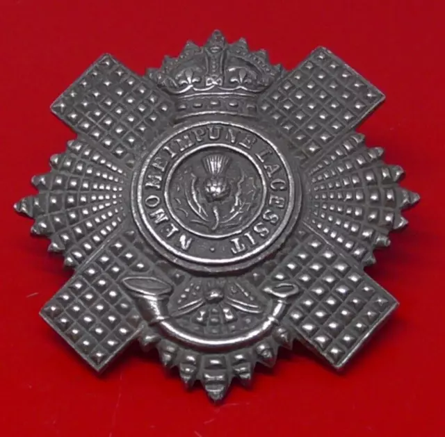 4th 5th Battalion Royal Scots Metal Cap Badge British Army King's Crown