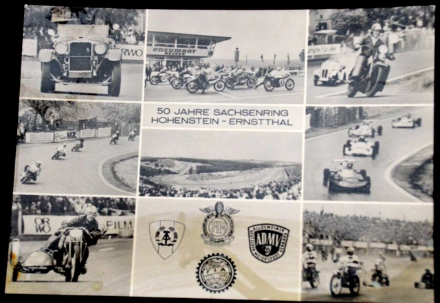 60945 Ak Voiture de Course 50 Années Sachsenring Hohenstein Ernstthal 1977 Grand